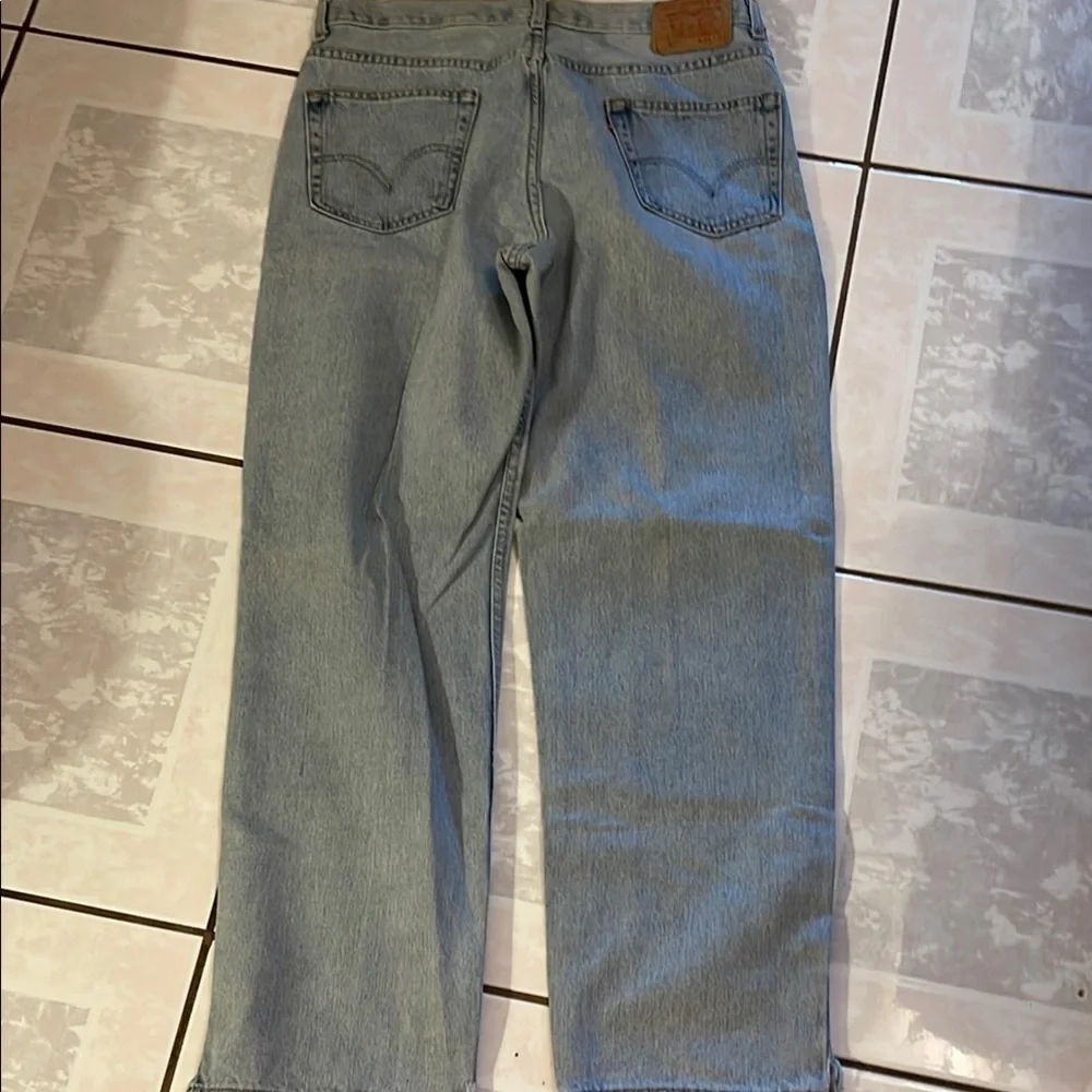 Levi’s 550 Light Blue Straight Leg Jeans Size W36 L32
